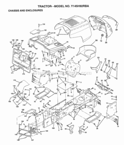 Part Location Diagram of 165713X505 Husqvarna Fender.Auto
