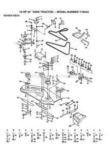 Part Location Diagram of 121658X Husqvarna Mandrel, Secondary