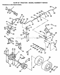 Part Location Diagram of 102670X Husqvarna Spring, Compression