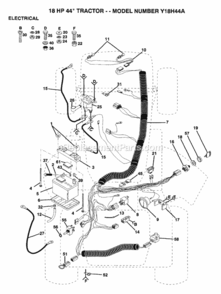 Part Location Diagram of 126016X Husqvarna Switch PTO