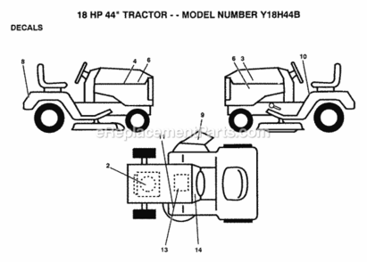 Part Location Diagram of 108813X Husqvarna Sub 138956