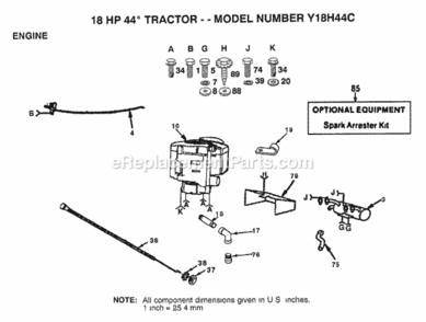 Part Location Diagram of 132920 Husqvarna Spark Arrester Kit