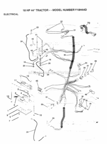 Part Location Diagram of 140404 Husqvarna Sub 154959