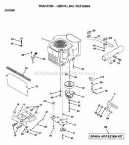 Part Location Diagram of 105432X Husqvarna Bushing.