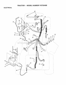 Part Location Diagram of 160723 Husqvarna Ignition Harness