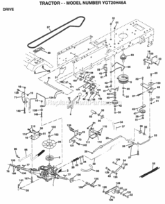 Part Location Diagram of 583002301 Husqvarna Pulley.Engine.1-1/8