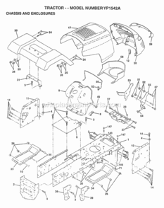 Part Location Diagram of 155931 Husqvarna Panel Dash Assembly