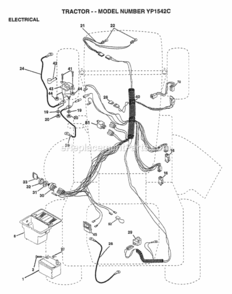 Part Location Diagram of 166661 Husqvarna Harness.Eng.Tec/Kohl