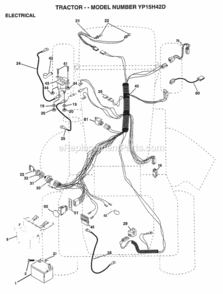 Part Location Diagram of 583021001 Husqvarna Harness.Engine.Kohl