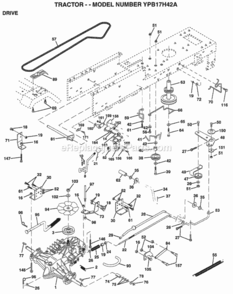 Part Location Diagram of 150071 Husqvarna Transaxle.3100650