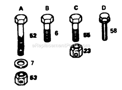 Page G Diagram and Parts List for YPGTK180CR 1999 And Before Husqvarna Lawn Tractor