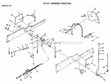 Part Location Diagram of 110908X Husqvarna Sub 126651X