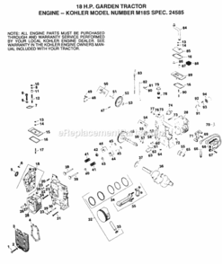 Part Location Diagram of 52-030-11 Husqvarna Bearing