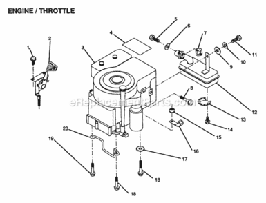 Page D Diagram and Parts List for YPLR120BR 1999 And Before Husqvarna Lawn Tractor