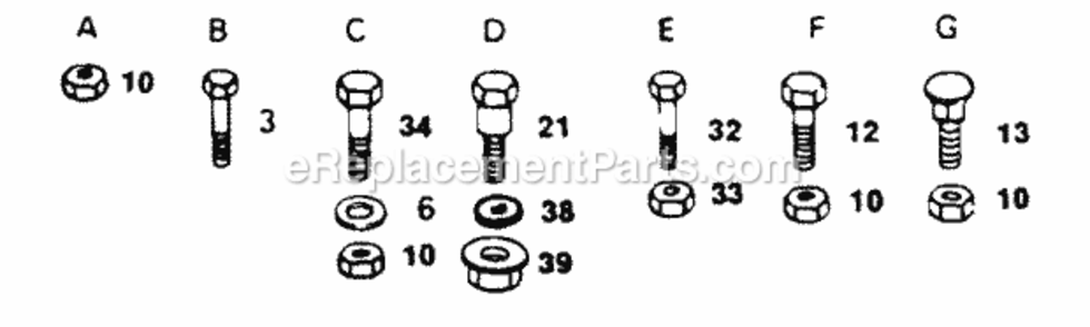 Page L Diagram and Parts List for YPLT120DR 1999 And Before Husqvarna Lawn Tractor