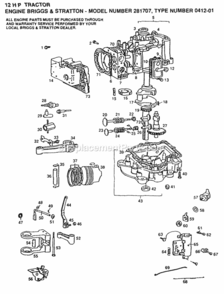 Part Location Diagram of 27803 Husqvarna Gasket, Valve Cover