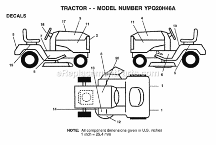 Part Location Diagram of 583027401 Husqvarna Decal.Dash