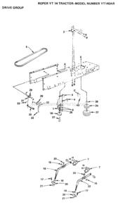 Part Location Diagram of 105863X Husqvarna Sub 121599X