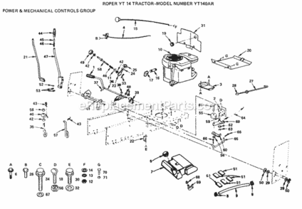 Part Location Diagram of 583646801 Husqvarna Link Lift Lt