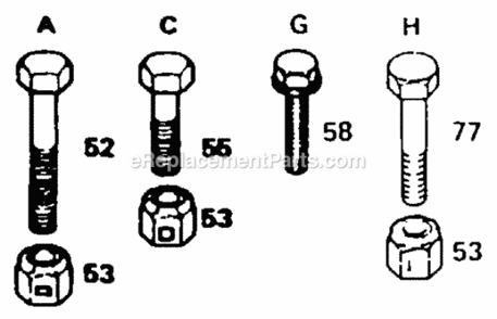 Page F Diagram and Parts List for YT140DR 1999 And Before Husqvarna Lawn Tractor