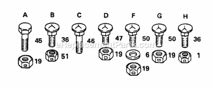 Page D Diagram and Parts List for YT160AR 1999 And Before Husqvarna Lawn Tractor