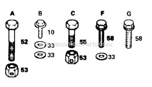 Page E Diagram and Parts List for YT160BR 1999 And Before Husqvarna Lawn Tractor