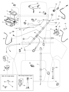 Part Location Diagram of 581687101 Husqvarna Harness Ign. Dash