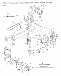 Part Location Diagram of 108103X Husqvarna Sub 120418X