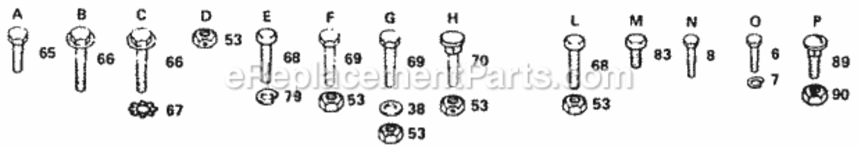 Part Location Diagram of 17210806 Husqvarna Screw