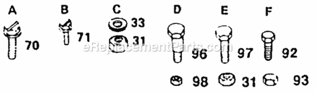 Part Location Diagram of 730536K Husqvarna Sub 100536K