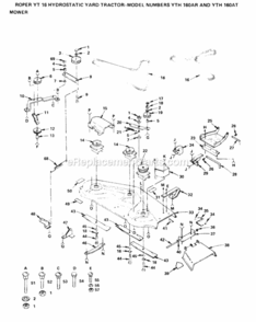 Part Location Diagram of 583651301 Husqvarna Spring Yt