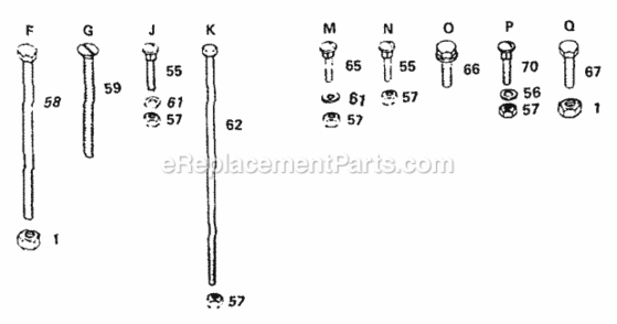 Page H Diagram and Parts List for YTH160DR 1999 And Before Husqvarna Lawn Tractor