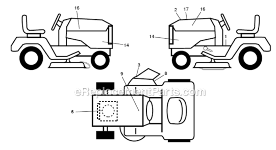 Part Location Diagram of 532423465 Husqvarna Decal, Replacement