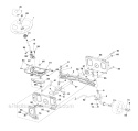 Steering Diagram and Parts List for YTH24V48LS 2011-01 - 96043011601 Husqvarna Lawn Tractor