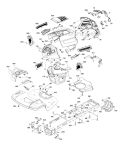 ChassisFrame Diagram and Parts List for YTH24V48LS 2011-07 - 96043011602 Husqvarna Lawn Tractor