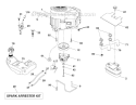 Engine Diagram and Parts List for YTH24V48LS 2011-07 - 96043011602 Husqvarna Lawn Tractor
