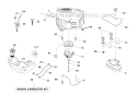 Engine Diagram and Parts List for YTH24V48LS 2011-10 - 96048001401 Husqvarna Lawn Tractor