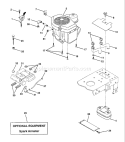 Page E Diagram and Parts List for YTHK180 YTHK 180 HCA -1996-01 Husqvarna Lawn Tractor
