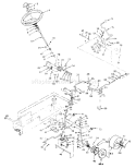 Page F Diagram and Parts List for 1120-14 YTH  1990-01 Husqvarna Lawn Tractor