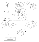 Page E Diagram and Parts List for 130 YTH  HEYTHK -954170026 -2000-10 Husqvarna Lawn Tractor