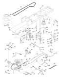 Page C Diagram and Parts List for 130 YTH  HEYTHL -954170026 -2001-02 Husqvarna Lawn Tractor