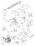 Part Location Diagram of 532175414 Husqvarna Pulley, Engine