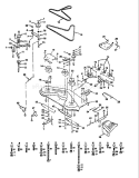 Page G Diagram and Parts List for 142 YTH  H14H44A -954000352 -1991-08 Husqvarna Lawn Tractor
