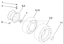 Page J Diagram and Parts List for 1452XPA YTH  954567253 -2001-01 Husqvarna Lawn Tractor