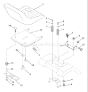 Page H Diagram and Parts List for 1452XPA YTH  954567253 -2001-01 Husqvarna Lawn Tractor
