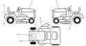 Page B Diagram and Parts List for 145 YTH  954140015A -1999-05 Husqvarna Lawn Tractor