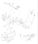 Page H Diagram and Parts List for 145 YTH  954140015A -1999-05 Husqvarna Lawn Tractor
