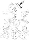 Page F Diagram and Parts List for 150 YTH  954140007D -1998-02 Husqvarna Lawn Tractor