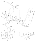 Page G Diagram and Parts List for 150 YTH  954140007D -1998-02 Husqvarna Lawn Tractor