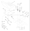 Page I Diagram and Parts List for 150 YTH  954140007D -1998-02 Husqvarna Lawn Tractor